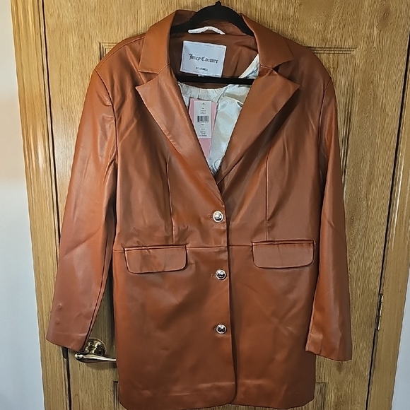 Juicy Couture Jackets & Blazers - Juicy Couture Tan Oversized Trench
